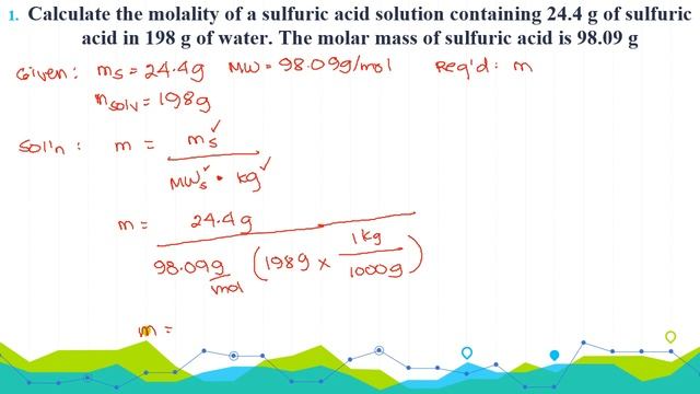 01 Expression of Concentration - Molality смотреть онлайн