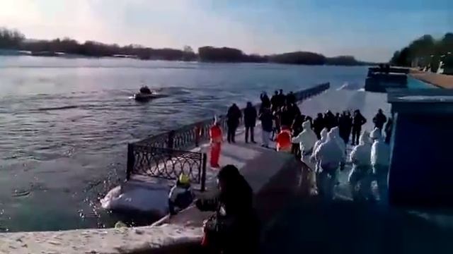 Факел Всемирной Универсиады в Усть-Каменогорске