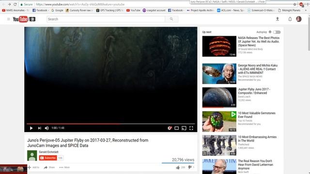 Strange Lights On And Near Jupiter? ~ 6/19/2017 смотреть онлайн