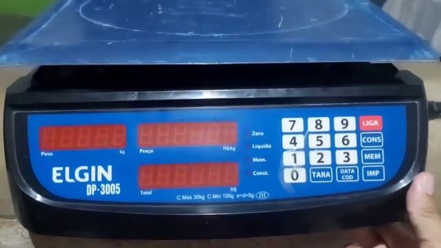 Balança Elgin DP-3005 Liga E Desliga смотреть онлайн