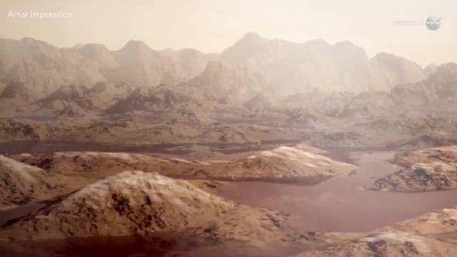 Cassini Spacecraft Captures Image Of Sunny Day On Saturn's Titan Moon смотреть онлайн