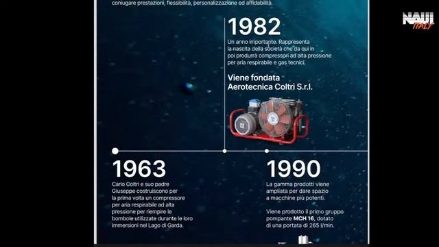 Live streaming di NAUI ITALY, CONOSCILI DA VICINO: COLTRI COMPRESSORS смотреть онлайн