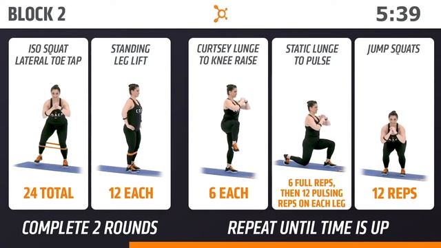 OTF At Home - Day 37 (Interval Training + Lower Body & Core Focus)