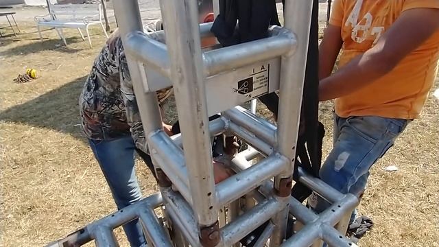 cómo desarmar un ground support. bajada de torre elevadora (COMETA) смотреть онлайн