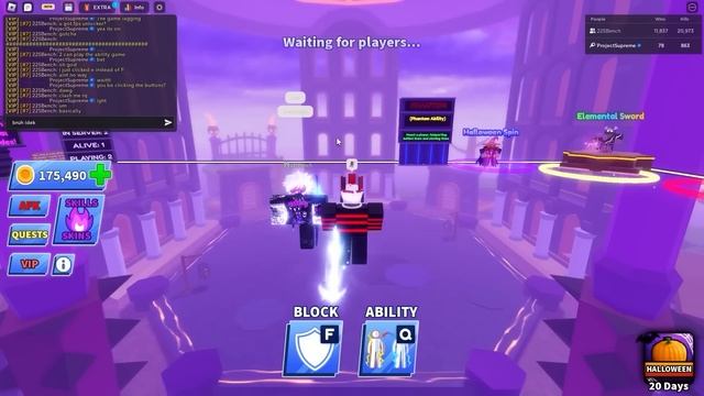 I Used ADMIN ABILITIES In Roblox Blade Ball смотреть онлайн