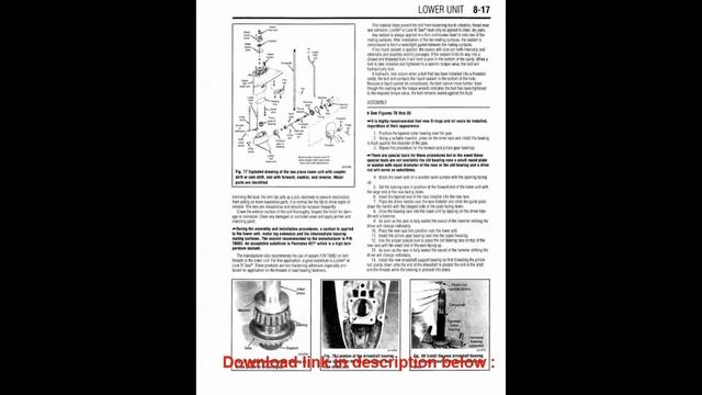 Force Outboard 90 hp 90hp 3 cylinder 2 stroke 1990 1999 Service Manual смотреть онлайн