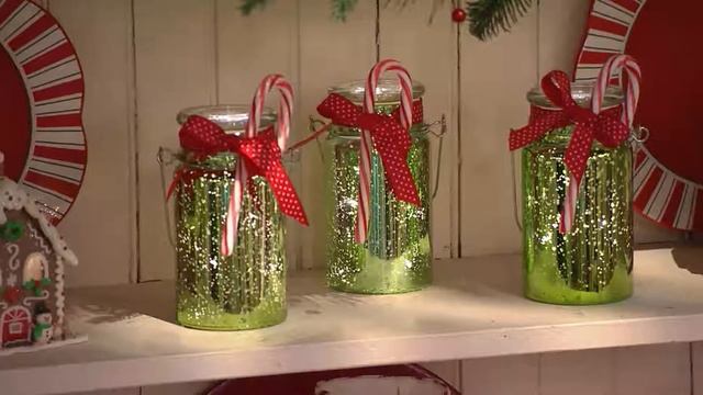 Set of 3 Indoor Outdoor Hand Blown Mercury Glass Mason Jars by Valerie with Rachel Boesing смотреть онлайн