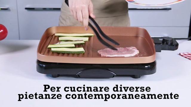 GRILL ELETTRICO CM 37X27 1500W RAME смотреть онлайн