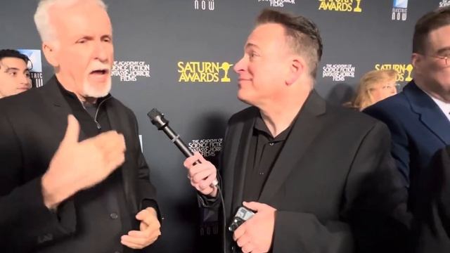 James Cameron on his filmmaker influences, RRR- 51st Annual Saturn Awards смотреть онлайн