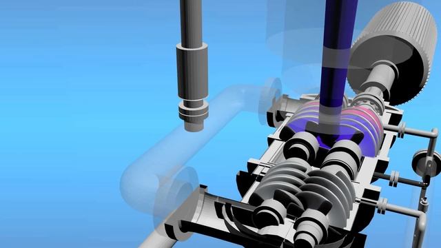 ICE NC - Compresseur à deux étages (support de formation - animation 3D) смотреть онлайн