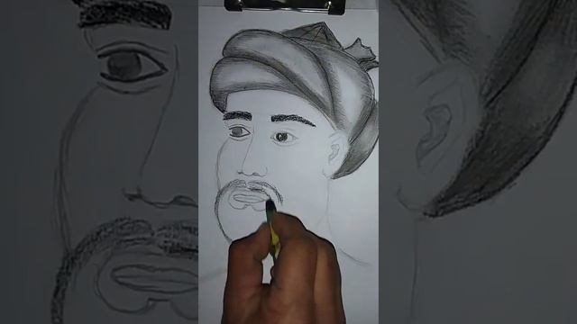 Qora Qalamda Rasm Chizish#Alisher Navoiy Rasmini Chizish#Alisher Navoiy 1441-yil 9 Fevral#рисование