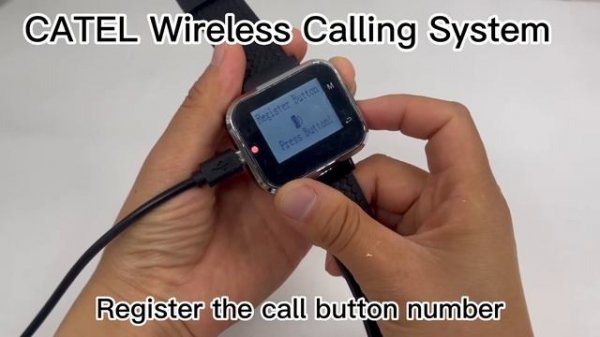 CATEL CTT12 wireless call button CTW06 waiter watch receiver for restaurant table calling system