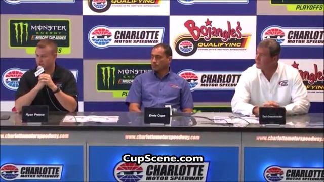 NASCAR at Charlotte Motor Speedway, Sept. 2018: JTG Daugherty Racing announcement смотреть онлайн