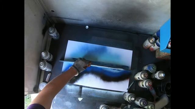 Spray Paint Art - Dolphin Theme - Tutorial - By Grizzly Artwork смотреть онлайн