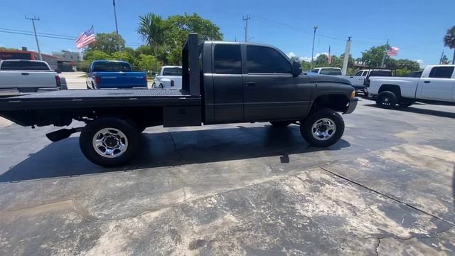1999 Dodge Ram 2500 flat bed 4x4 5.9 Cummins 2nd Gen for sale www.FLDieselHQ.com 954-306-2282 смотреть онлайн
