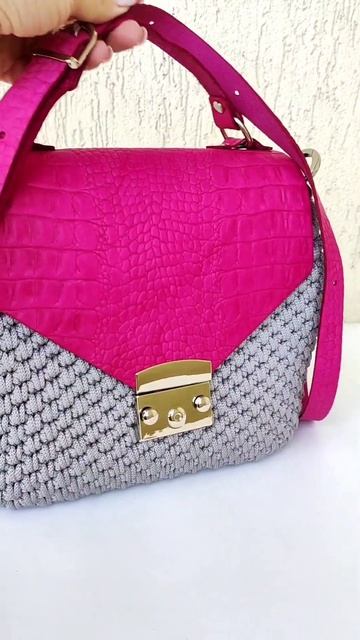 Обзор сумки саквояж из полиэфирного шнура с кожаной фурнитурой смотреть онлайн