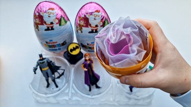 Kinder Surprise Egg GIANT | Maxi Christmas 2023 - 2024 | Kinder überraschung riesen ei | Applaydu смотреть онлайн