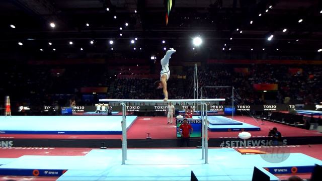 GIACHINO Pietro (NOR) - 2019 Artistic Worlds, Stuttgart (GER) - Qualifications Parallel Bars смотреть онлайн