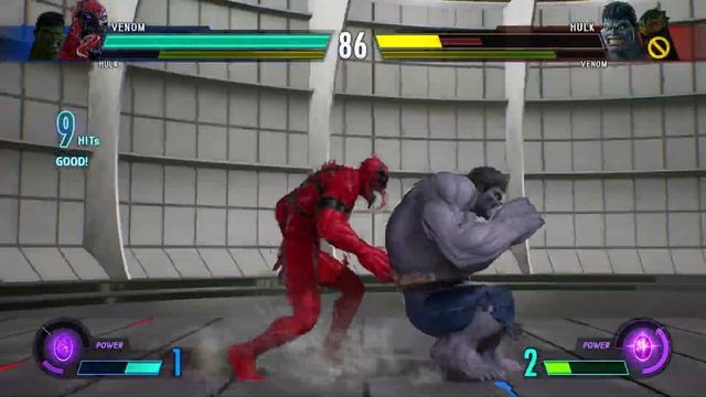 Carnage & Hulk vs Green Venom & Grey Hulk (Very Hard) Marvel vs Capcom | 4K UHD Gameplay смотреть онлайн