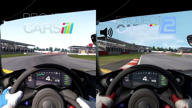 Project CARS vs Project CARS 2 WIP - McLaren P1 @ Silverstone смотреть онлайн