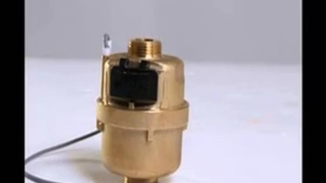 china Single Jet Brass Dry Dial Remote Reading US Gallon Hot Water Meter смотреть онлайн