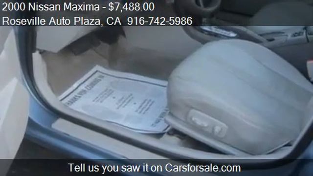 2000 Nissan Maxima GLE - for sale in Roseville, CA 95678 смотреть онлайн