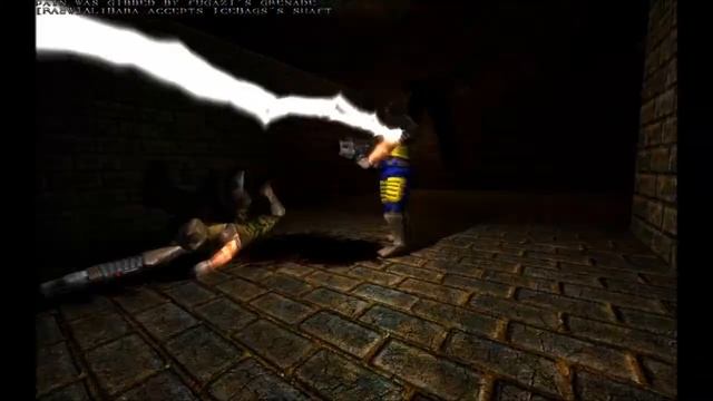 Quake Gibs Deathmatch in HD the Dark Place DM6 смотреть онлайн