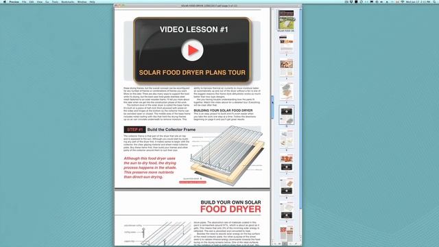 SOLAR FOOD DRYER: Build Your Own Video eCourse смотреть онлайн