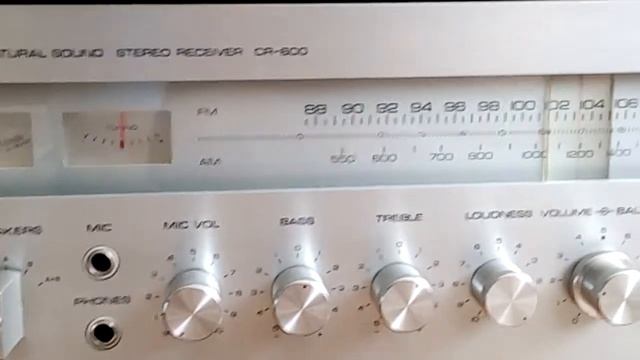 Yamaha CR-600 Receiver Test