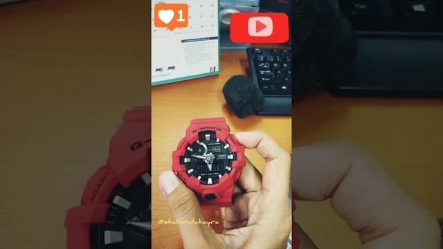 Casio G-Shock GA-700-4A unboxing смотреть онлайн