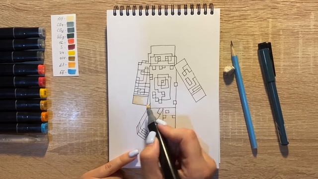 Как нарисовать Фиксая карандашом и скетч маркерами | Рисунок для детей, поэтапно и легко смотреть онлайн