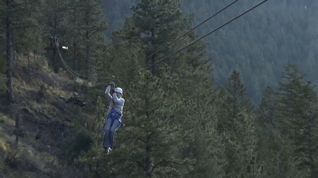 Effortless Ziplining in Beautiful Rocky Mountains | AVA Zipline Adventures Idaho Springs, CO смотреть онлайн
