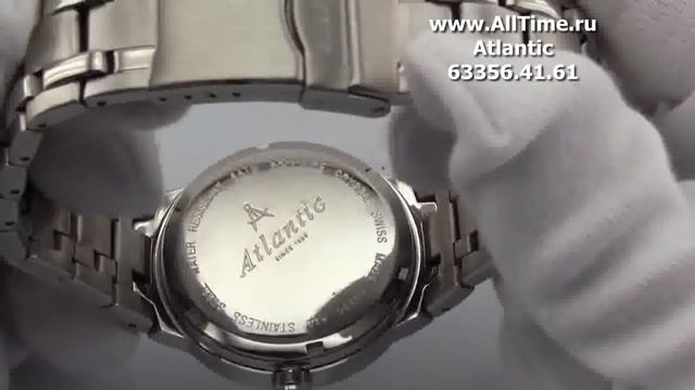 Мужские наручные швейцарские часы Atlantic 63356.41.61 смотреть онлайн