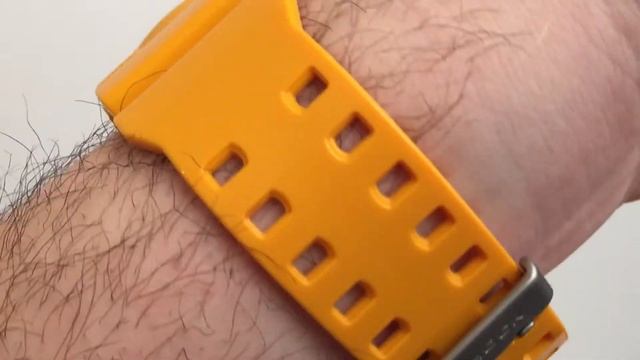 Casio GA-100A-9A yellow G-Shock GA-100 смотреть онлайн