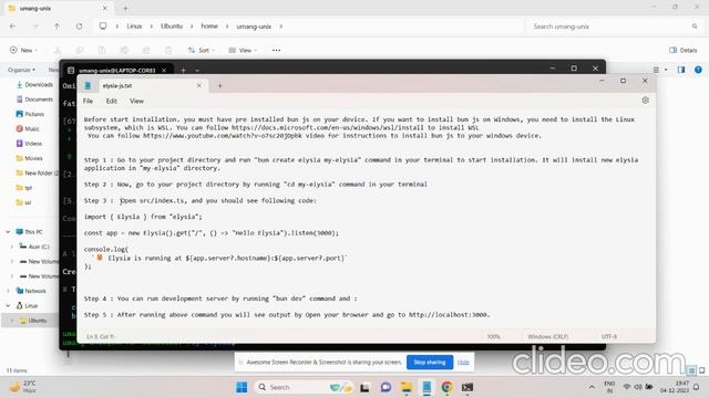 Elysia JS Installation Guide смотреть онлайн