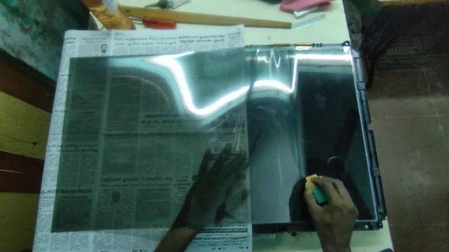 How to replace Polarizer Film LCD LED TV part 2[TAMIL ] смотреть онлайн