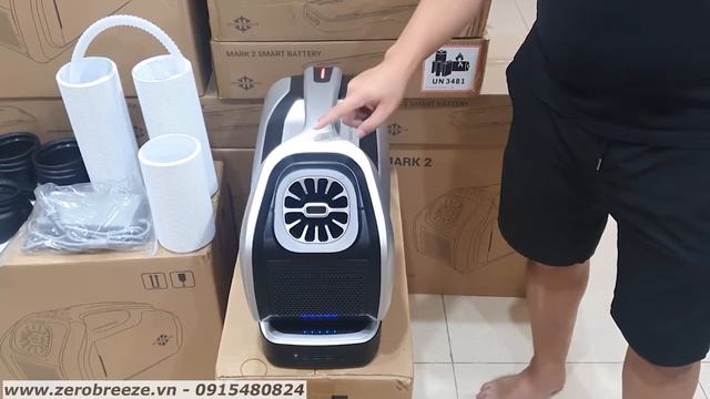 🆕Chế độ Car Mode - Bảo Vệ ắc Quy - Điều Hòa Di động Zero Breeze Mark 2