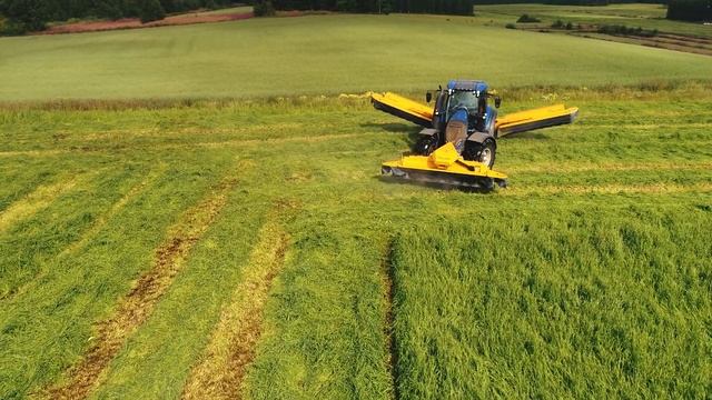 ELHO NK 9000 disc mower + NM 3700 F mower conditioner смотреть онлайн