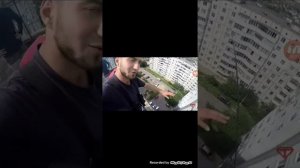 Сергей Трейсер прыгает с дома