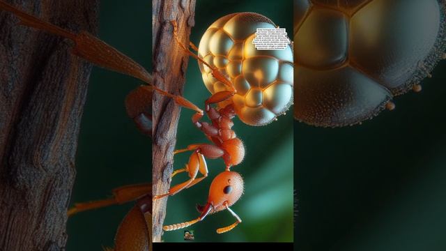 hormiga cola de miel o myrmecocystus mexicanus. смотреть онлайн