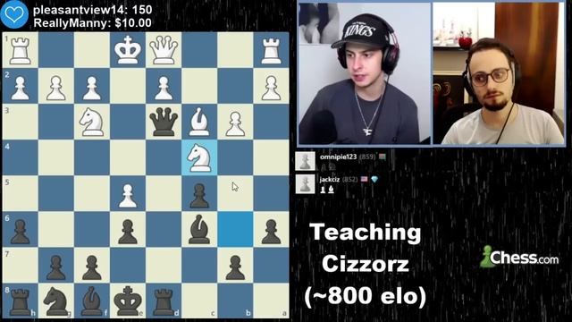Beginner Chess Lesson with Cizzorz | Pogchamps 2 смотреть онлайн