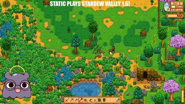 Static Plays Stardew Valley 1.6 - 02 - Finish Week 1 on a new farm! (Days 4-7) смотреть онлайн