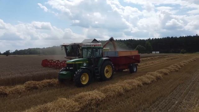 🌾7ha Pszenicy🌾John Deere 7810🚜Claas Mega 204🌾 смотреть онлайн