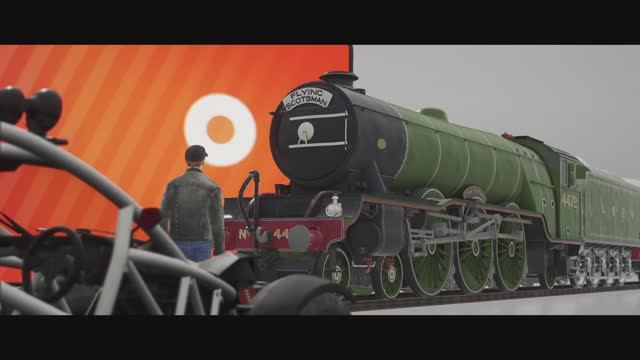 Forza заезд с Поездом смотреть онлайн