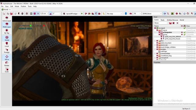 Witcher 3 REDkit | Ara sahne Testi смотреть онлайн