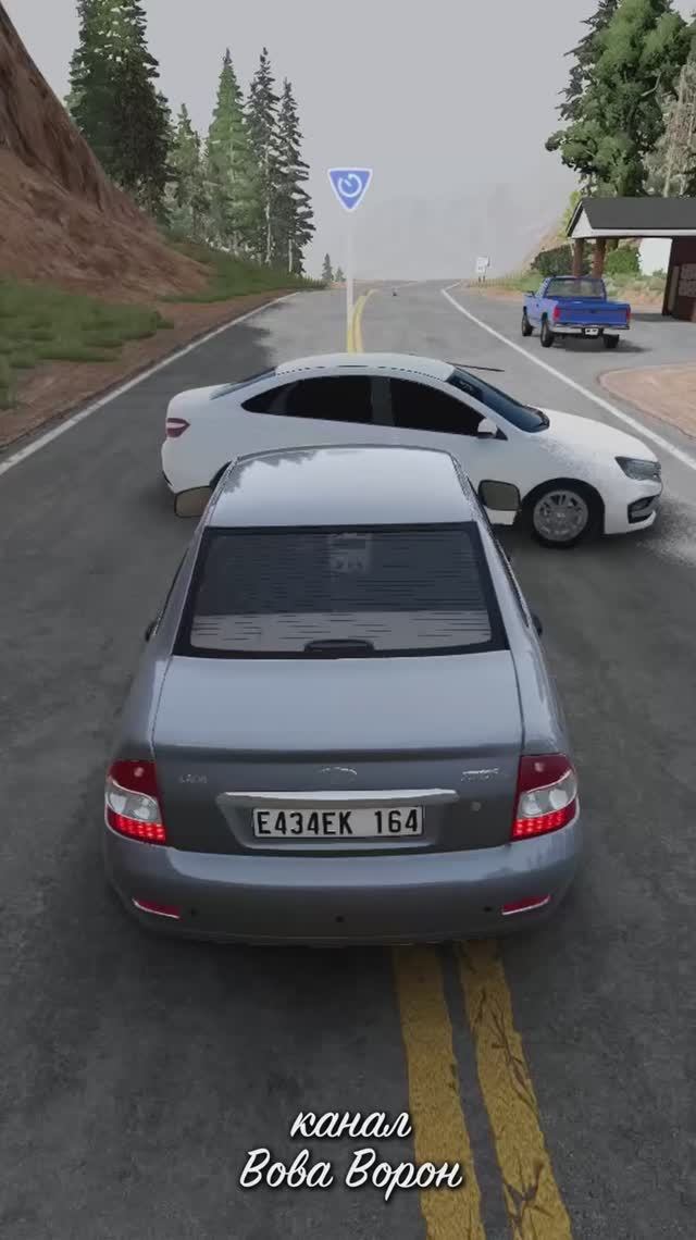 Как Лада Веста держит боковой удар смотреть онлайн