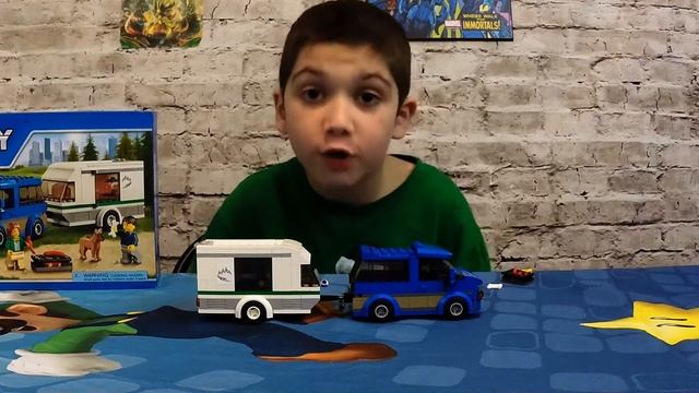 lego city van and caravan set review! смотреть онлайн