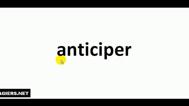 Как произносится # anticiper смотреть онлайн