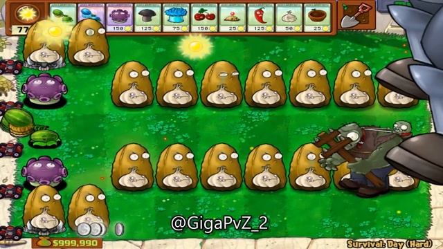 🍉 Melon-Pult's & Doom-shroom Vs Zombie Gargantuar Vs Zombie Dr.Zomboss - Plants Vs Zombies Hack