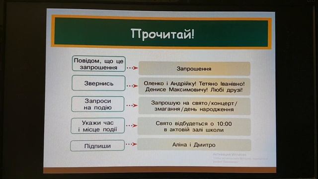 Українська мова 2 клас Розвиток мовлення Запрошення смотреть онлайн